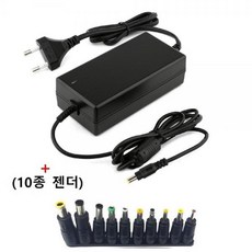 하늘컴 아답터 220V / 19V 3.42A [내경2.1~2.5mm/외경5.5mm) 전원케이블 일체형 [10종젠더포함]