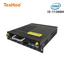 TexHoo OPS 미니 PC 컴퓨터 인텔 코어 i7 8750H i5 1145G7 프로세서 윈도우 10 회의 교육 화면 호스트 내장 42mm, 04 16G RAM 512G SSD, 04 Intel Core i5-8300H
