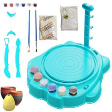 물레 도예 도자기 손물레 공예 도자기물레 Pottery Wheel Clay Craft Kit Spinning Sculpting Machine Tool