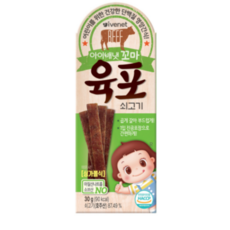 아이배냇 꼬마 육포, 1입진공포장(쇠고기), 30g, 20개