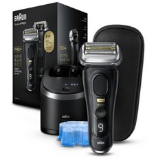 브라운 시리즈 9 PRO+ 면도기 세트 9560cc, 5793, 블랙