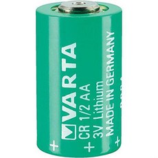 VARTA CR 1/2 AA Series Lithium 3 V 950 mAh Cylindrical Batte/13482199, 상세내용참조