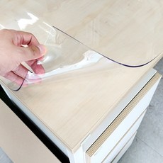 실리콘식탁매트 방수 식탁매트 투명매트 테이블매트 식탁깔개 두께2mm 70cm × 110cm 상품 이미지