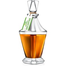 NutriChef 와인 디켄터 에어레이터 고급 해외 뉴트리쉐프 위스키 디캔터 세트 - 우아한 크리스탈 글래스750ml BPA 프리 잔 4개 포함 자연 통기 및 침전물 분리 세척, Victorian, 1개