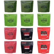 육해공 야전식량 전투 비상 식량 혼합 5종 세트, 100g, 12개