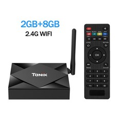 Tanix 스마트 TV 박스 안테나 셋톱 안드로이드 10 올위너 BT4.0 4K 미디어 플레이어 2GB TX6S, 01 2GB 8GB, 01 Au 플러그_01 CHINA - 미디어플레이어장비