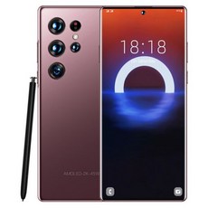 글로벌 버전 S22 울트라 스마트폰 프리미엄 에디션 nfc 고속 충전 듀얼 심 잠금 해제 휴대폰 4G/5G, Gold-16gb 512gb