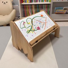 유아용 책보기 그림그리기 좌식 경사판 원목 독서대 추천, 구매안함