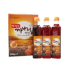 [작심밀도]경인서부수협 청정 백령도 명품 까나리액젓 2.4kg (800gx3), 3개, 800g