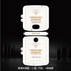아빈스토어 MOTOROLARAZR5G 금강 히든 모터 롤라 칼끝 풀 스크린 핸드폰 수응막, Razr5G 고화질 백 커버 상하 _