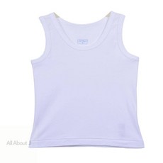 제이리코멘드 기본면 백색무지 남아동런닝 남아런닝