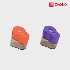 [다이소]수동2공연필깎이1000-1021789, 1개