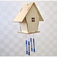 27-028 DIY 나무집 모빌만들기U, 소, 1개