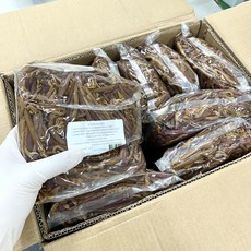 삶은 고사리 10kg (1kg x 10개 한 박스) 중국산 수입 데침 고사리 데친