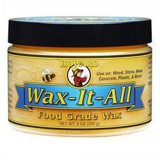 Howard Products Wax It All Food Grade 하워드 왁스 잇 올 푸드 그레이드 멀티클리너 255g 2팩