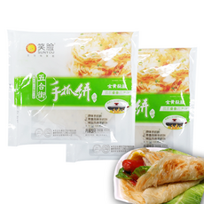천미방 중국식품 밀전병 중국전병 소프트 쇼좌빙 수좌빙, 450g, 2개