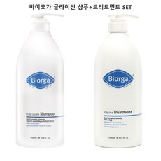 바이오가 글라이신 샴푸 1000ml + 트리트먼트 1000ml 2종 1세트, 두피 글라이신 샴푸 1L / 글라이신 트리트먼트 1L, 1개