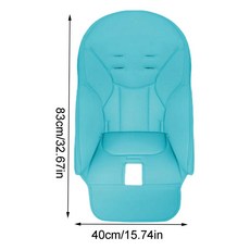 PU 가죽 식사 의자 커버 부드러운 시트 커버 PegPerego Siesta Zero3 Baoneo Kosmic Jane에 편안한, blue