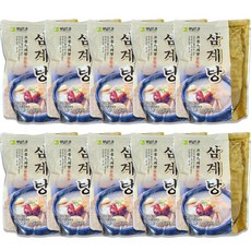 부남 삼계탕 1kg 레토르트 밀키트 대용량 업소 식당용 삼계탕, 10개