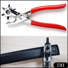 DH 가죽펀칭기 구멍 펀칭 벨트 시계줄 뚫는 기구 롤링펀칭기 가죽펀치