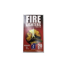 【히루난데스!에서 소개】FIRE LIGHTERS 『파이어 라이터즈』타케다 바비큐 씨 애용! 성냥형 착화제 불 피우기 파이어스타터 세트 모닥불 캠프 아웃도어 숯 장작 난로 편리 상품 라이터 불필요 연소 지속 20병입 1박스, 1개