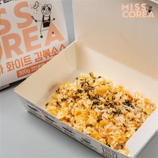 [미스꼬레아] 김볶소스 화이트 안매운맛 300gX3팩 (총 6인분용), 3개, 300g