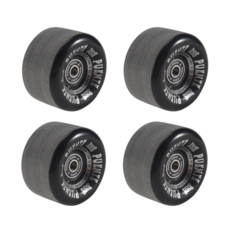 Puente 4pcs/세트 스케이트 보드 휠 70x42mm 7 인치 스케이트 보드 롱 보드 휠 드리프트 보드 액세서리, 검은색