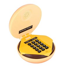 [독일] 611929 Fosa Wired Landline Novelty Grape Leaves Lovely Cute Hamburger Phone Creative Desktop P, 단일상품