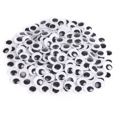 CCINEE 20mm Black Googly Wiggle Eyes 200PCS With S CCINEE 20mm 블랙 구글리 위글 아이 200개 DIY 핸드메이드 공예 장식용 자, 1개, null) 1, 20MM    200