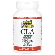 네츄럴펙터스 CLA 2000mg 소프트젤 60정(소프트젤 1정당 1000mg), 60정, 1개