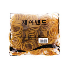 제이밴드 10000 고무밴드 70 x 5 mm, 노란색, 13개