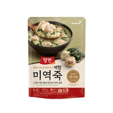 양반죽 파우치 420g 백합미역죽 (20봉), 단품