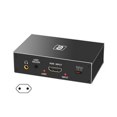 Professional 8K HDMI2.0B 오디오 추출기 EARC 스플리터 7.1CH DSTHD 동축, EU 플러그, 04 EU Plug