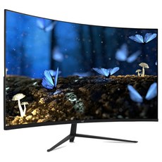 어드밴스원 80.01cm FHD 커브드 보더리스 165hz 게이밍 모니터, MC32F165HS