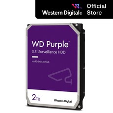 [WD대리점] WD Purple 2TB WD23PURZ 3.5 SATA CCTV HDD 정품 하드디스크 - wdpurple2tb