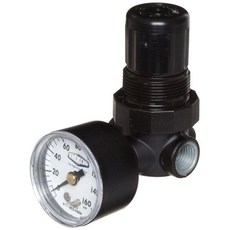 딕슨 R07200R 노르웨이 시리즈 미니어처 레귤레이터게이지 없음 22 SCFM 14 포트 크기 5100 PSI, 1개