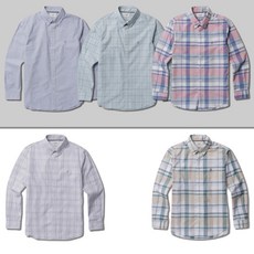 (매장정품) 올젠 남성 체크셔츠 봄 여름 가을 화사한 컬러감 긴팔셔츠 남방 와이셔츠 구김없는셔츠 직장인