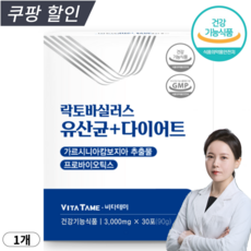 다이어트 유산균 식약처인증 가르시니아 체지방감소 체지방 분해 탄수화물 컷팅제 내장지방 복부비만 빼는 법, 90g, 1개