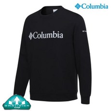 컬럼비아 유니 로고 맨투맨 티셔츠 C11 YMD601 Black