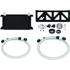 Mishimoto 스바루 BRZ 시온 FR-S 2013+ 블랙과 호환되는 미시모토 MMOC-BRZ-13BK 오일 쿨러 키트, Black/ Non-Thermostatic 해외직구