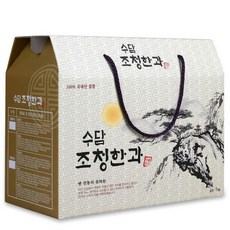 조청유과 1kg 수담한과 추석 설 명절선물 설명절 부모님선물 유과선물 선물용포장, 1개
