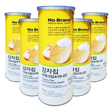 [퀴클리몰] 노브랜드 감자칩 샤워크림 앤 어니언 110g x 5개, 1개