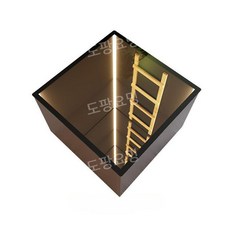 무한터널 테이블 인피니티 미러 거실 탁자, A. 60x60x45cm