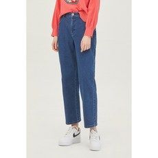 베네통 뒷밴딩 프린트 일자 데님 팬츠 BADPA7411