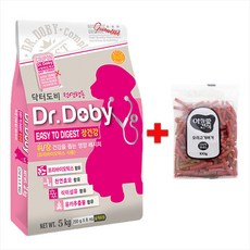 닥터도비 힙앤조인트 스킨앤코트 이지투다이제스트 퍼피앤맘 5kg 2kg 관절강화 피부 장 건강 + 사은품, 3.이지투다이제스트(장건강), 1개 - 닥터퍼피365