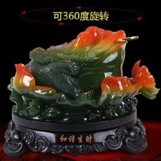 정원돌두꺼비 정원꾸미기 부자개구리 삼족금두꺼비 개업 선물 풍수지리 거실 장식품세공품, 02 화합생재금섬묵옥중호
