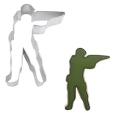 RM Soldier/Hunter 12.7cm5인치 쿠키 커터 스테인리스 스틸 593852