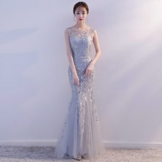 해외 이브닝 드레스 연말파티 결혼식피로연 연회 약혼식 의상7-18494