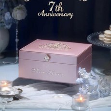 주년 기념 메이크업 보관함 화장품 다리미 박스, 2.Pink