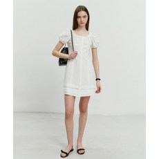 DUNST FOR WOMEN 2-WAY SHIRRING DRESS WHITE_UDDR4B227WT 171676